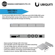 Ubiquiti Unifi UNAS-Pro-4 – 1U 4-Bay Rackmount NAS with 10G Networking & NVMe Cache