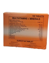 EURIVIT -M TABLET Multivitamins + Minerals
