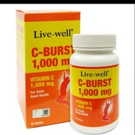 Live-Well C Burst Vitamin C 1000mg (30's)