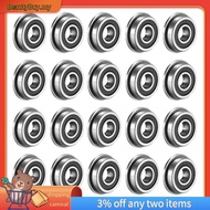 [In Stock]20Pcs F695- Bearing 5X13X4mm Flanged Miniature Deep Groove Ball Bearings F695RS for   2/3 