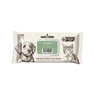 Care For The Good Antibacterial Pet Wipes 100pc – Safe, Wipes for Cats & Dogs