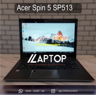 Laptop Acer Spin 5 SP513 Core i7 RAM 8 SSD 128 GB Layar Sentuh FullHD