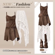 YNY | Western Cowgirl Style Lace Overlay Dress