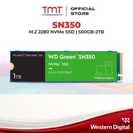 WD Green SN350 M.2 2280 PCIe NVMe SSD (500GB/1TB/2TB)