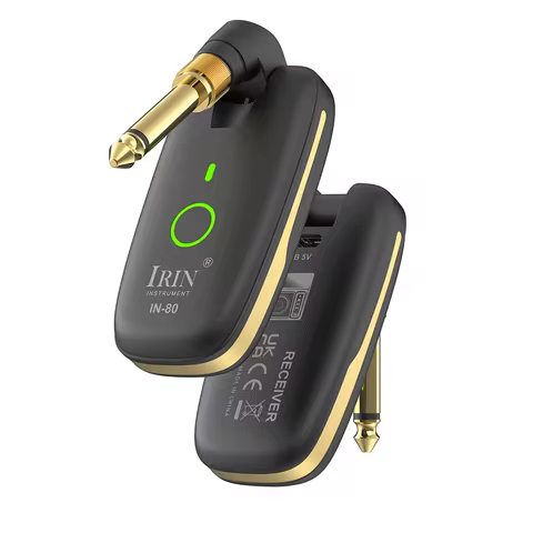 IRIN IN-80 Guitar Wireless System Transceiver Audio Amplifier Wireless Guitar Transmitter Receiver f