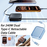 LKYBD 240W Fast Charge USB C To Type C Cable Stretchable Phone Charger Cable For Samsung S26Ultra S2