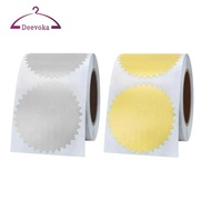 [deevoka] Award Sticker, Prize Sticker, Distinction Sticker, Metallic Sticker, Embossed