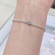 Pandora Pan Sparkling Heart Embellished Tennis Bracelet