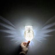 Wall Lamp Owl Eagle Shape Projector Modern Creative Atmosphere Sconce Light 3d Print Body Animal Lig