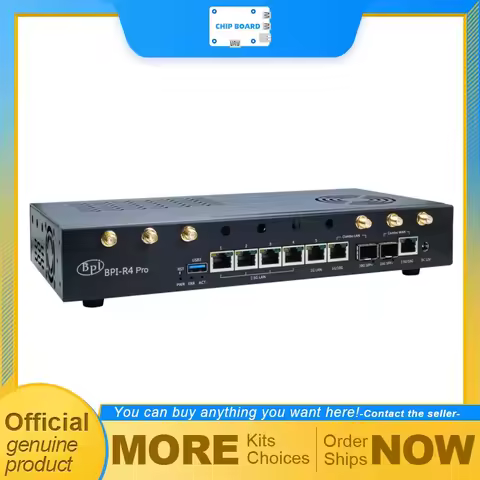 Banana Pi BPI-R4 PRO Steel Enclosure, Metal Housing Designed for Full Compatibility with BPI-R4 PRO 