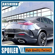 For Mercedes Benz C254 GLC 260 300 Coupe 2023 2024 AMG Rear Trunk Lid Car Spoiler Splitter Wing Exte