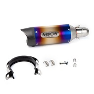 51mm motorcycle carbon fiber arrow exhaust pipe with DB Killer common on ZX10R Z900 MT07 R3 R25 MT09