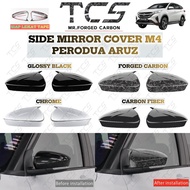 TCS PERODUA ARUZ CAR SIDE MIRROR COVER SPORTS DESIGN CAR ACCESSORIES