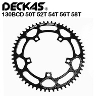 Deckas 130BCD Chainring 50T 52T 54T 56T 58T MTB Road Bike for 9 10 11 Speed Bicycle Accessories