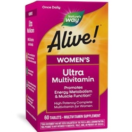 Nature's Way Alive! Women's Ultra Multivitamin High Potency Energy Metabolism 60 Tabs