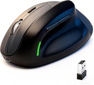 E-YOOSO XUANGUI Vertical Ergonomic Silent Wireless Mouse, Tri-Mode 2.4G/Bluetooth 5.1/USB-C Cordless