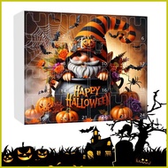 Advent Halloween Ornaments 24 Days Gnome Pendant Countdown Calendar Gnome 2D Acrylic Tree Ornaments 