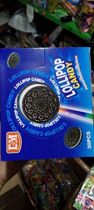 Permen Anak Warung Lolipop Oreo enak Nyala 30pcs