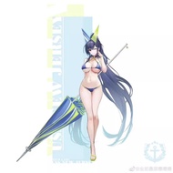 Pakaian renang Bikini naga hitam kostum Cosplay Jersey baru Azur Lane
