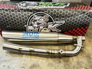 ท่อ125ฝาExciter4V ฝาเอ็กไซเตอร์ Noo หนูลำลูกกา สแตนเลสแท้