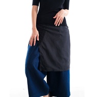 Layer Over Skirt - Black and Brown Layer Skirt - Adjustable Waist - Esque - Elated by Her
