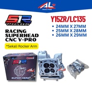 S1R RACING LC135 Y15ZR SUPER HEAD CNC V-PRO 24/27 25/28 26/29 26X29MM LC Y15 26MM 29MM 24MM 27MM 25M