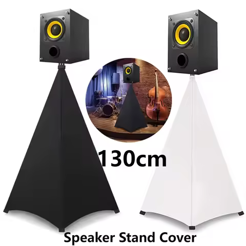 Speaker Stand Cover Dj Light Speaker Stand Cover Speaker Tripod Stand Cover Height Stretchable Scrim