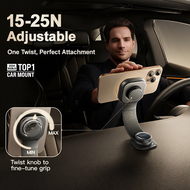 【New Arrivals】Baseus PrimeTrip C03 Magnetic Car Mount for Dashboard 15-25N Adjustable 360° Flexible