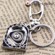VORTEXPULSE Spinning Rotor Keychain, High Playability Zinc Alloy Automotive Engine Rotary Keyring, B