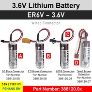 ER6V 3.6V PLC Industrial CNC Lithium Battery ER 6V