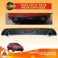 Toyota Vios 2014 2015 2016 2017 2018 Rear Bumper Diffuser / Rear Bumper Kit / Lip Diffuser