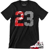 T Shirt to Match Jordan Black Red White 1 2 3 4 5 6 7 8 9 10 11 12 13 Men's Graphic Tee - Clothes - 