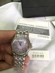 Citizen 女裝光動能手錶（藍寶石玻璃）EP5691-51X