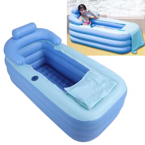 Inflatable Bathtub for Adults Athletes Shower Hot Ice Bath Home SPA Portable Tub with Air Pump Hot I