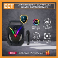 Vinnfier Tango 101 WMV / 211 WMV / 600 WMV / 606 WMB Portable Karaoke Bluetooth Speaker Wireless Mic