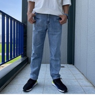 [Denim Life Series] BSCO Comfortable Tapered Pants Made In Taiwan Denim Wide Trousers Jeans