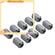 【5.30】 {}10 Pack Ferrite Ring Core Grey Clip-On Ferrite Core Noise Suppressor Cable Clips