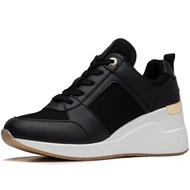 High heel Wedge Sneakers for Women Dressy Hidden Wedge Tennis Shoes Lightweight Fashion Heeled Sneak