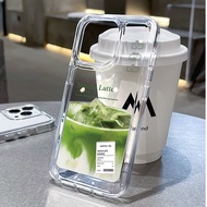 Summer matcha coffee ins for iphone 14 pro max 13 Pro Max i13 13pro 11 Pro Max i11 X XR Xs Max iPhon