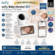 eufy by Anker Baby Monitor E21 with 4K HD Camera, 5" 720p Display
