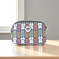 Henneybear-H1171 ลายBrick Bear มาใหม่ !! กระเป๋าสะพายข้าง กระเป๋าพาดลำตัว ทรงสวย มาพร้อมสายสปอร์ตพรี