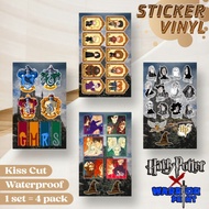 HP HARRY P0TTER VINYL WATERPROOF STICKERS FOR LAPTOPS,/S, REFRIGERATORS,/S, ACS,/S, ETC.