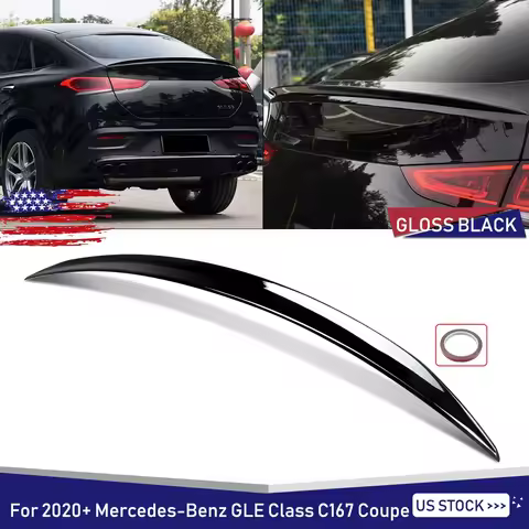 For Mercedes Benz GLE Coupe C167 GLE350 450 GLE53 AMG Rear Trunk Spoiler Lip 2020-22