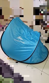 迪卡儂 QUECHUA 登山露營用品 野外野餐快速收納帳篷 自動式 防曬  2 seconds 0