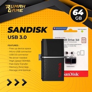 Sandisk Flashdisk Dual Drive 64gb usb3.0 (Original) / Flashdisk Otg