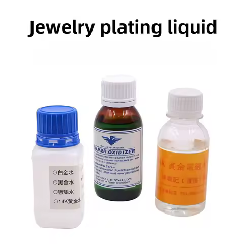 14K/18K/24K/Rose Gold Plating Solution Electroplating Water Jewelry DIY Making Tool Imitation Gold S