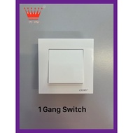 Crown 1 Gang  1 Way Switch