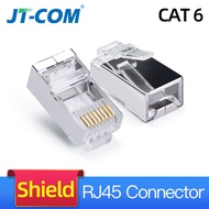 JT-COM Cat6 RJ45 Connector 8P8C Modular Rj 45 Network Cable Connector Adapter for Cat6 Rj 45 Etherne