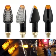 1set Motorcycle LED Turn Signal Amber Light Running Turn Signal 12V Motorcycle Amber Signal Light Un