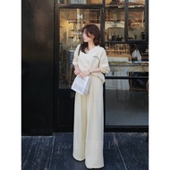 Copiner Coffee Casual Loose Sweatshirt Top/Coffee Trousers|About Little Korea Daigou